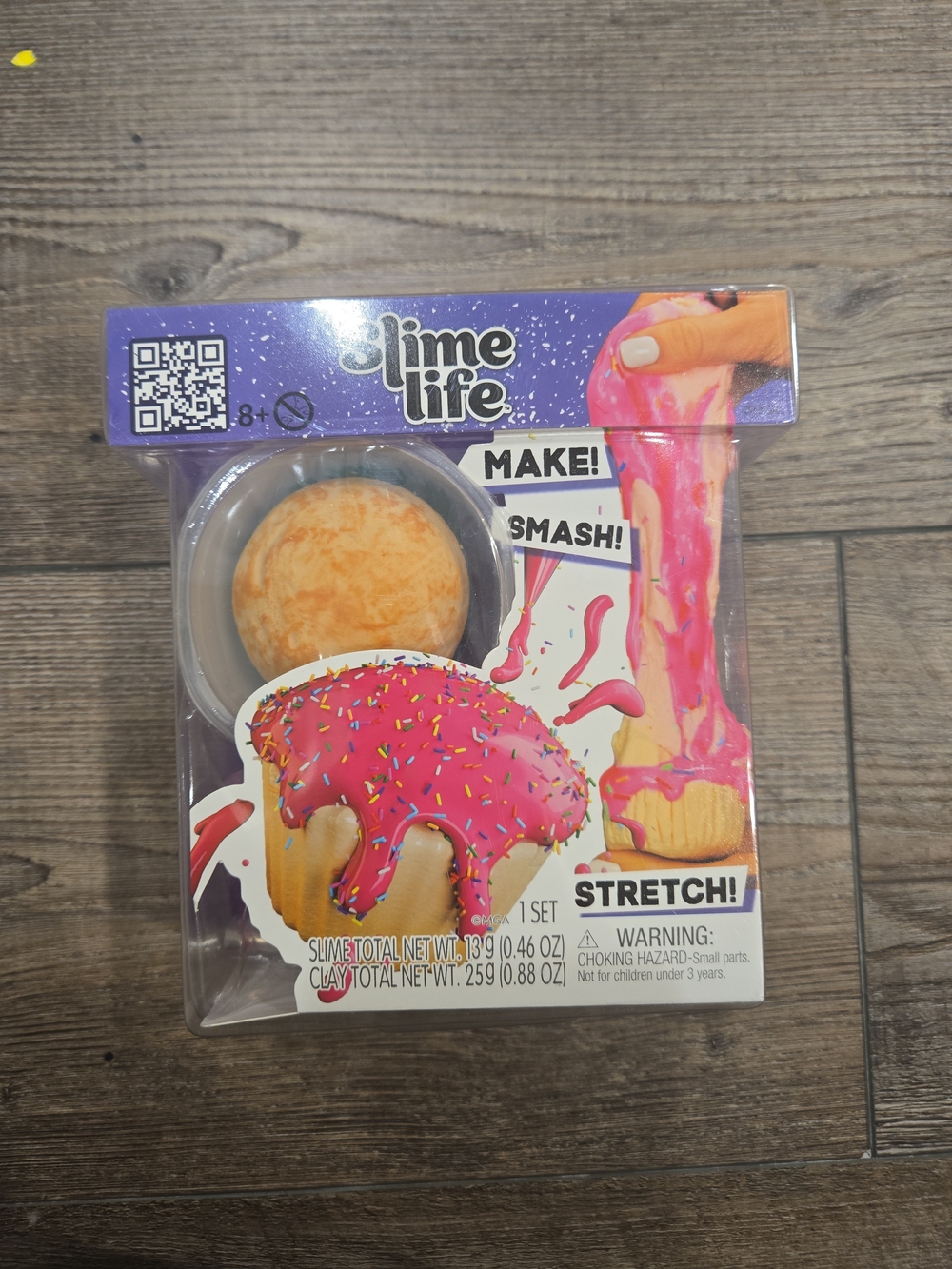 Slime Life Make Smash Stretch Cupcake Slime Kit